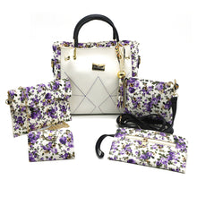 Load image into Gallery viewer, Flower Print V shape Stitched Five Piece Women Combo - myStore20202019