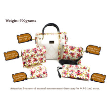 Load image into Gallery viewer, Flower Print V shape Stitched Five Piece Women Combo - myStore20202019