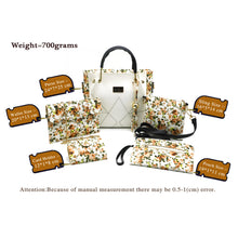 Load image into Gallery viewer, Flower Print V shape Stitched Five Piece Women Combo - myStore20202019