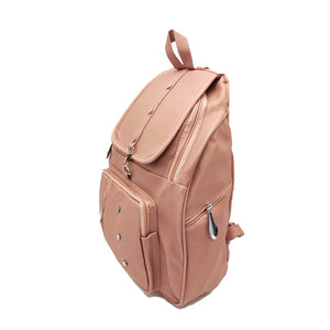 Girl's BackPack With Flap Buckle Front Pocket Stone Fitting Design - myStore20202019