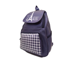 Load image into Gallery viewer, Girl&#39;s Backpack With Front Pocket Checks Print - myStore20202019
