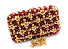 Load image into Gallery viewer, Handwork Velvet Frame Clutch - myStore20202019