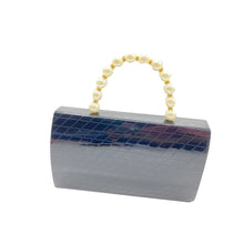 Load image into Gallery viewer, Moti Handle Box Shape Flower Clutch - myStore20202019