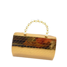 Load image into Gallery viewer, Moti Handle Box Shape Flower Clutch - myStore20202019