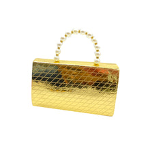 Load image into Gallery viewer, Moti Handle Box Shape Flower Clutch - myStore20202019