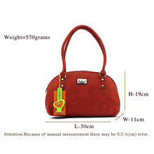 Load image into Gallery viewer, Round Dotted Mat Double Zip Ladies HandBag - myStore20202019