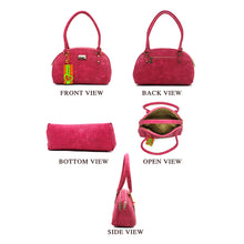 Load image into Gallery viewer, Round Dotted Mat Double Zip Ladies HandBag - myStore20202019