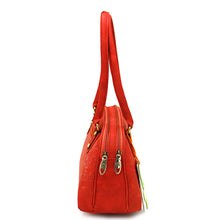 Load image into Gallery viewer, Round Dotted Mat Double Zip Ladies HandBag - myStore20202019