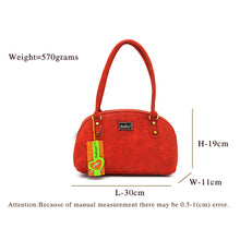 Load image into Gallery viewer, Round Dotted Mat Double Zip Ladies HandBag - myStore20202019