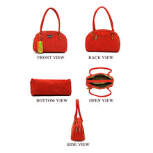 Load image into Gallery viewer, Round Dotted Mat Double Zip Ladies HandBag - myStore20202019