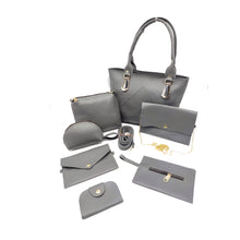 Load image into Gallery viewer, Women's Handbag With Seven Piece Purse Sling Wallet 3 Pouch Ladies Bag Combo - myStore20202019