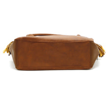 Load image into Gallery viewer, Single Zip Plain Double Color Ladies HandBag - myStore20202019