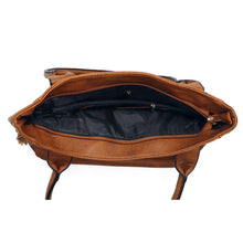 Load image into Gallery viewer, Single Zip Plain Double Color Ladies HandBag - myStore20202019