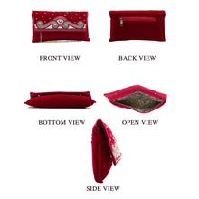 Load image into Gallery viewer, Stone Moti Work Velvet Women Clutch - myStore20202019