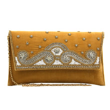 Load image into Gallery viewer, Stone Moti Work Velvet Women Clutch - myStore20202019
