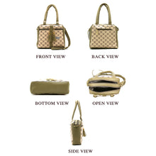 Load image into Gallery viewer, Two In One Circle Printed Double Zip Front Tag Women Sling Bag - myStore20202019