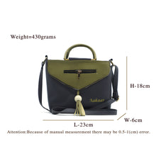 Load image into Gallery viewer, Two In One Double Handle Zip Pattern Women Sling - myStore20202019