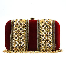 Load image into Gallery viewer, Two In One Double Stone Patti Women Clutch - myStore20202019