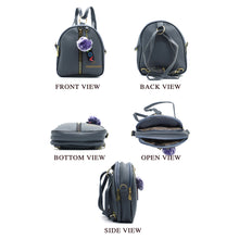 Load image into Gallery viewer, Two In One Double Zip Front Zip Girls BackPack - myStore20202019