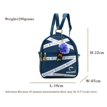 Load image into Gallery viewer, Two In One Double Zip Printed Girls BackPack - myStore20202019
