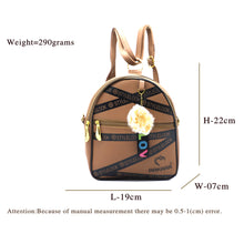 Load image into Gallery viewer, Two In One Double Zip Printed Girls BackPack - myStore20202019
