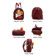 Load image into Gallery viewer, Two In One Double Zip Teddy Bear Print Girls BackPack - myStore20202019
