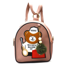 Load image into Gallery viewer, Two In One Double Zip Teddy Bear Print Girls BackPack - myStore20202019