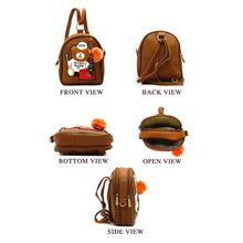 Load image into Gallery viewer, Two In One Double Zip Teddy Bear Print Girls BackPack - myStore20202019