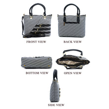 Load image into Gallery viewer, Two In One Double Zip Three Buckle Women HandBag - myStore20202019