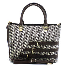 Load image into Gallery viewer, Two In One Double Zip Three Buckle Women HandBag - myStore20202019