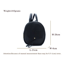 Load image into Gallery viewer, Two In One Flap Pocket Double Zip Plain Girls BackPack - myStore20202019