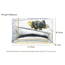 Load image into Gallery viewer, Two In One Flower Fitting Shine Ladies Clutch - myStore20202019