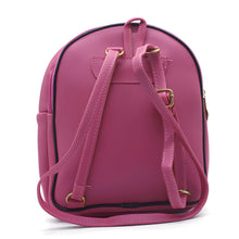 Load image into Gallery viewer, Two In One Front Bow Cat Print Double Zip Girls BackPack - myStore20202019
