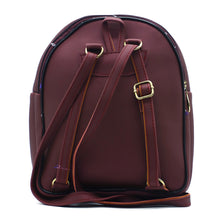 Load image into Gallery viewer, Two In One Front Bow Cat Print Double Zip Girls BackPack - myStore20202019