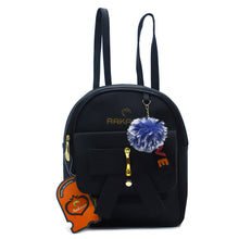 Load image into Gallery viewer, Two In One Front Bow Flap Pocket Double Zip Girls BackPack - myStore20202019