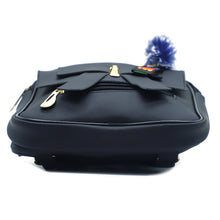 Load image into Gallery viewer, Two In One Front Bow Flap Pocket Double Zip Girls BackPack - myStore20202019