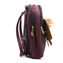 Load image into Gallery viewer, Two In One Front Bow Flap Pocket Double Zip Girls BackPack - myStore20202019