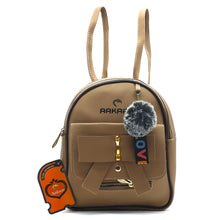 Load image into Gallery viewer, Two In One Front Bow Flap Pocket Double Zip Girls BackPack - myStore20202019