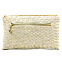 Load image into Gallery viewer, Two In One Jute V Flap Envelope Women Clutch - myStore20202019
