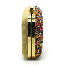 Load image into Gallery viewer, Two In One Multi Stone Frame Lock Women Clutch - myStore20202019