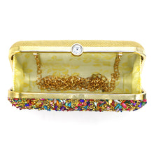 Load image into Gallery viewer, Two In One Multi Stone Frame Lock Women Clutch - myStore20202019
