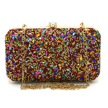 Load image into Gallery viewer, Two In One Multi Stone Frame Lock Women Clutch - myStore20202019