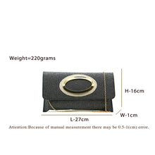 Load image into Gallery viewer, Two In One Oval Fitting Flap Women Clutch - myStore20202019