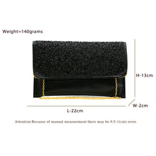 Load image into Gallery viewer, Two In One Small Glass Flap Envelope Women Clutch - myStore20202019