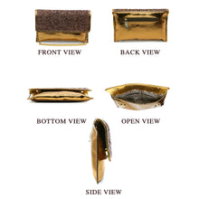 Load image into Gallery viewer, Two In One Small Glass Flap Envelope Women Clutch - myStore20202019