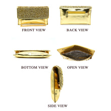 Load image into Gallery viewer, Two In One Small Glass Flap Envelope Women Clutch - myStore20202019