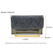 Load image into Gallery viewer, Two In One Small Glass Flap Envelope Women Clutch - myStore20202019