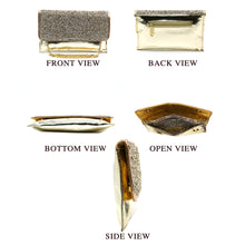Load image into Gallery viewer, Two In One Small Glass Flap Envelope Women Clutch - myStore20202019