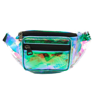 Waist Pouch Transparent Material With Two Zip on Front - myStore20202019