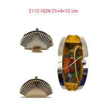 Load image into Gallery viewer, Woman&#39;s Clutch Full Metal Frame With Half Round Shape Design - myStore20202019
